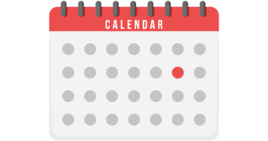 Calendrier des prochains événements
